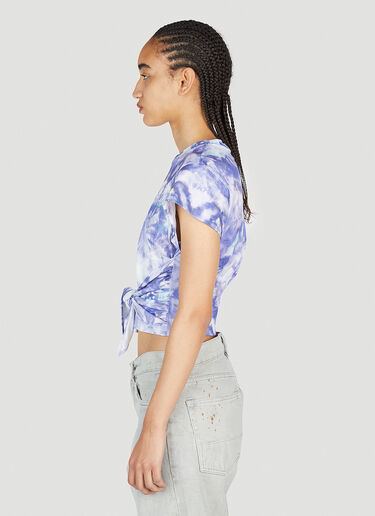 Zodya Cropped T-Shirt Isabel Marant Étoile Zodya Cropped T-Shirt Purple ibe0251010