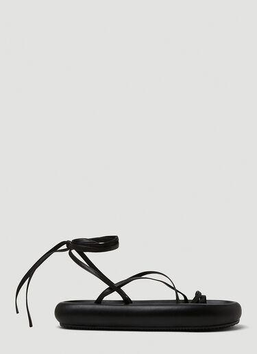 오메아 레이스 업 샌들 Isabel Marant 오메아 레이스 업 샌들 블랙 ibm0249030