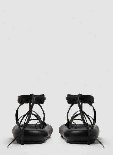Isabel Marant 오메아 레이스 업 샌들 블랙 ibm0249030
