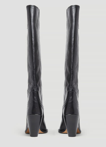 Lomero Leather Boots Isabel Marant Lomero Leather Boots Black ibm0253028