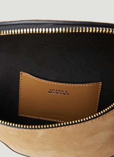 Isabel Marant Skano Shoulder Bag Beige ibm0253039