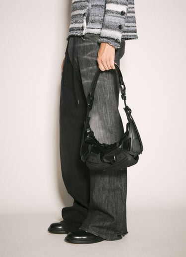 Small Object M02 Half Moon Shoulder Bag Innerraum Small Object M02 Half Moon Shoulder Bag Black inn0158005
