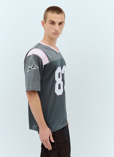 ICE & TECHNO フットボールTシャツ  グレー int0156006