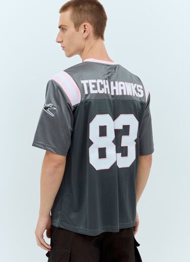 ICE & TECHNO フットボールTシャツ  グレー int0156006