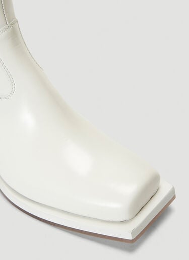 Squared-Toe Cowboy Boots ION Squared-Toe Cowboy Boots White ion0340003