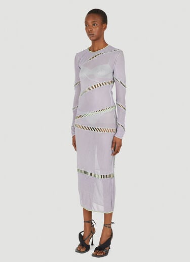 Puzzle Long Sleeve Dress Isa Boulder Puzzle Long Sleeve Dress Green isa0249005