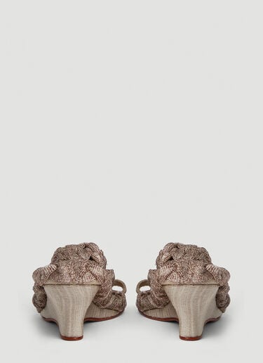 Medusa Short Wedge Heels Isa Boulder Medusa Short Wedge Heels Brown isa0249019