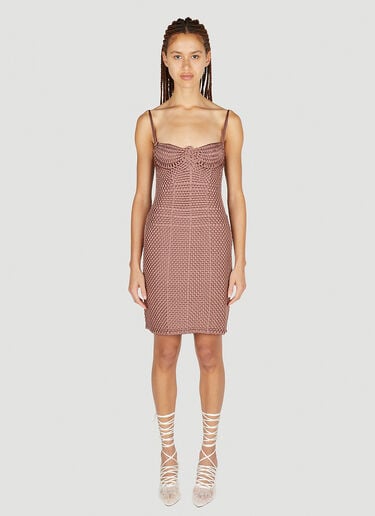 Braided Dress Isa Boulder Braided Dress Brown isa0251007