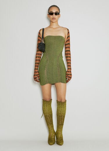 Turner Knit Dress Isa Boulder Turner Knit Dress Green isa0253005