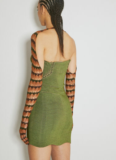 Turner Knit Dress Isa Boulder Turner Knit Dress Green isa0253005