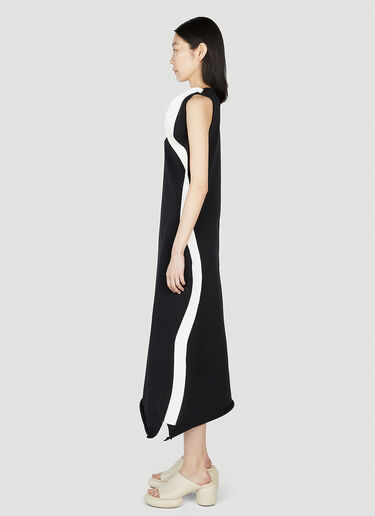 림 니트 드레스 Issey Miyake 림 니트 드레스 블랙 ism0252006