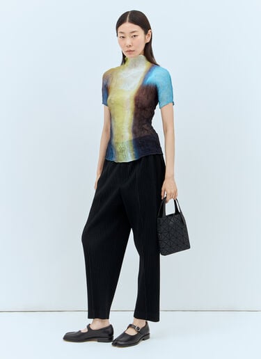 Light Leak 雪纺扭褶上衣 Issey Miyake Light Leak 雪纺扭褶上衣 彩色 ism0257002