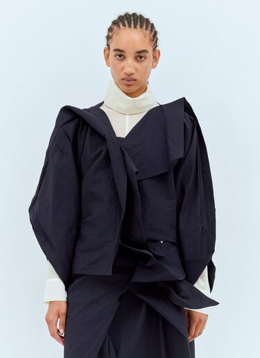 Enclothe Cardigan Issey Miyake Enclothe Cardigan Blue ism0258002