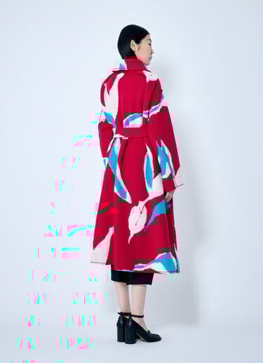 Issey Miyake Vigor Long Coat Red ism0259006