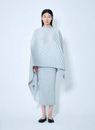 Issey Miyake ニュアンスプリーツ・ソリッドトップス グレー ism0259009