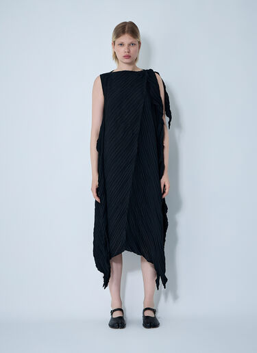 주름 트위스트 원피스 Issey Miyake 주름 트위스트 원피스 블랙 ism0261002