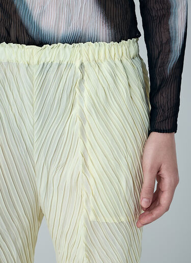 WRINKLED AND TWISTED パンツ Issey Miyake WRINKLED AND TWISTED パンツ イエロー ism0261003