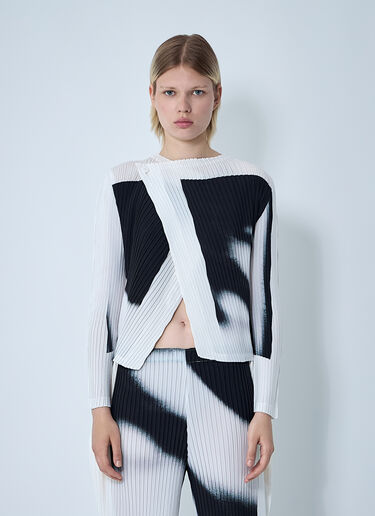 섀도 스터디 탑 Issey Miyake 섀도 스터디 탑 화이트 ism0261005