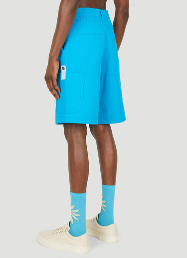 Jacquemus Le Giardino Bermuda Shorts Blue jac0148018