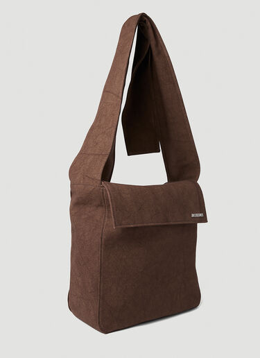 Jacquemus 르 카르핀테로 메신저 백 브라운 jac0150053