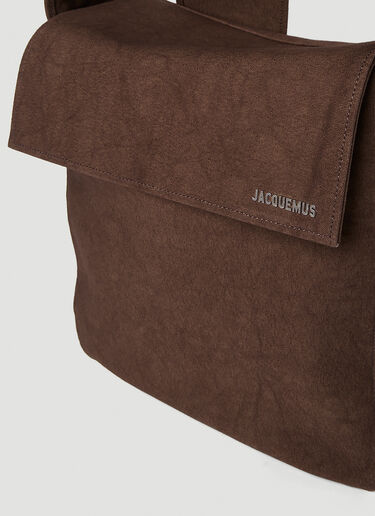 Jacquemus 르 카르핀테로 메신저 백 브라운 jac0150053