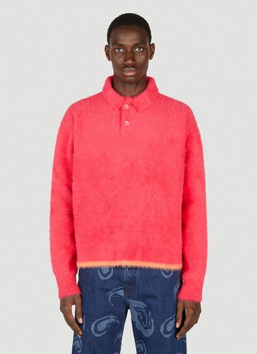 Le Polo Neve Sweater Jacquemus Le Polo Neve Sweater Pink jac0151019