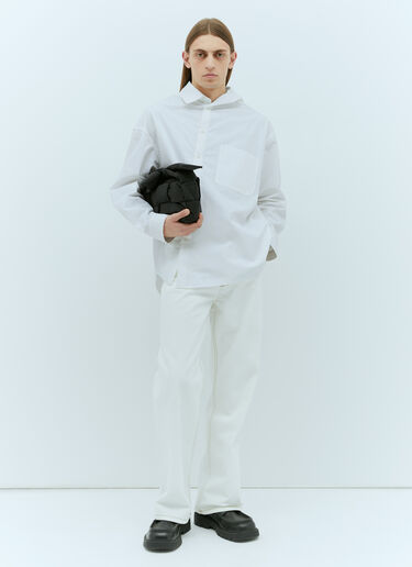 La Chemise Cuadro Shirt Jacquemus La Chemise Cuadro Shirt White jac0156010