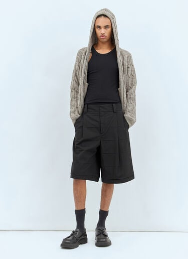 Le Short Navega Plisse Jacquemus Le Short Navega Plisse Black jac0158001