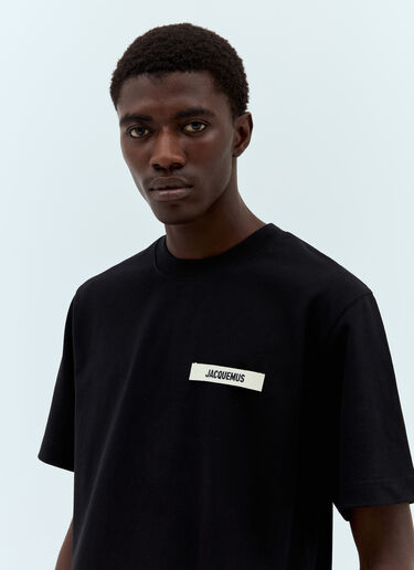 Jacquemus Le T-Shirt Gros Grain Black jac0158009