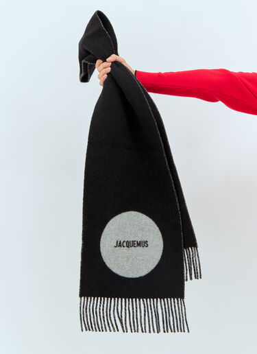 L'Echarpe Rond Carre マフラー Jacquemus L'Echarpe Rond Carre マフラー ブラック jac0158020