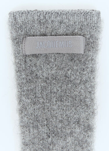 Les Gants Gross Grain Jacquemus Les Gants Gross Grain Grey jac0158025