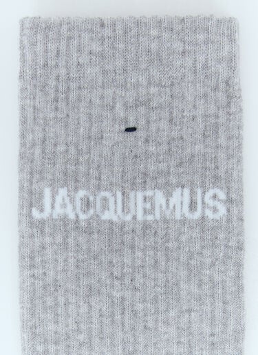 Jacquemus Les Chaussettes ロゴソックス グレー jac0158032