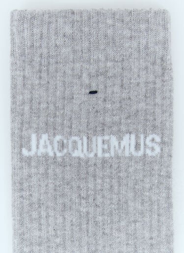 Jacquemus Les Chaussettes ロゴソックス グレー jac0158032