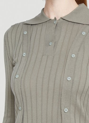 La Maille Baho Top Jacquemus La Maille Baho Top Green jac0242093