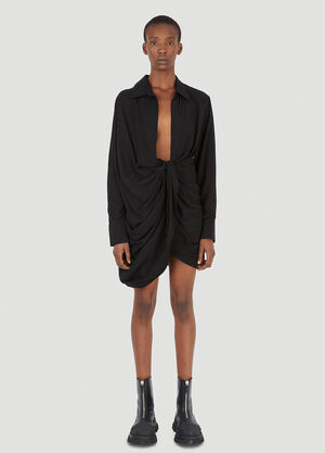 Jacquemus La Robe Bahia Dress  Black jac0246011