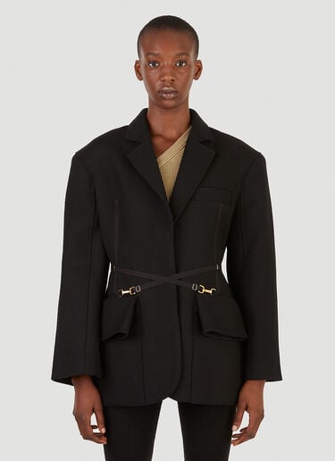 Double-Breasted Blazer Jacquemus Double-Breasted Blazer Black jac0246028