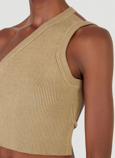 Jacquemus La Maille Ascu Top Khaki jac0246044
