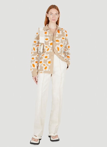 Jacquemus Le Chemise Neve Fleurs Sweater Beige jac0250128