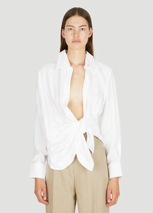 Jacquemus La Chemise Bahia Shirt White jac0250139