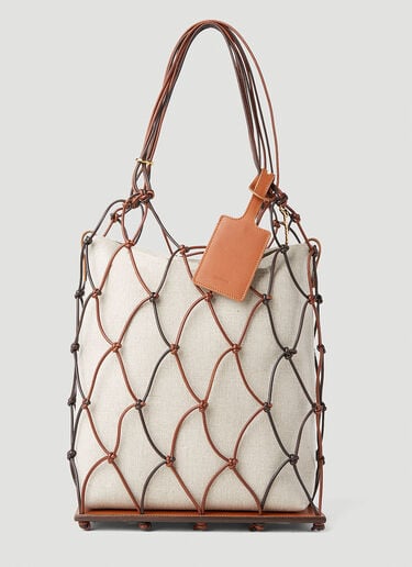 Le Petit Filet Pralu Handbag Jacquemus Le Petit Filet Pralu Handbag Brown jac0251077