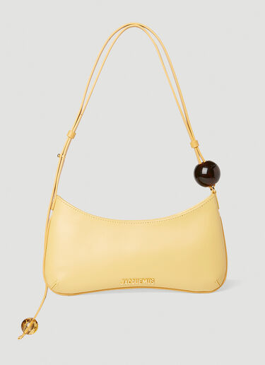 Jacquemus Le Bisou Perle Shoulder Bag Yellow jac0251107