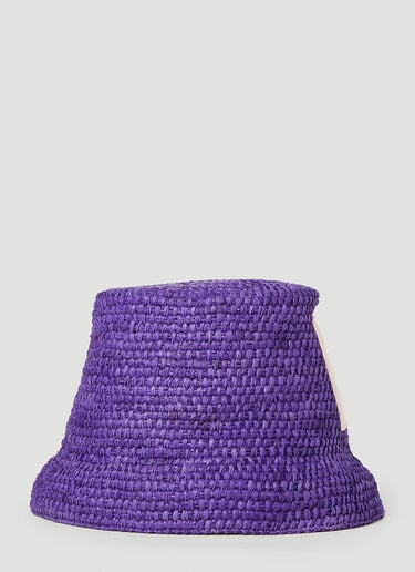 Jacquemus Le Bob Ficiu Bucket Hat Purple jac0251120