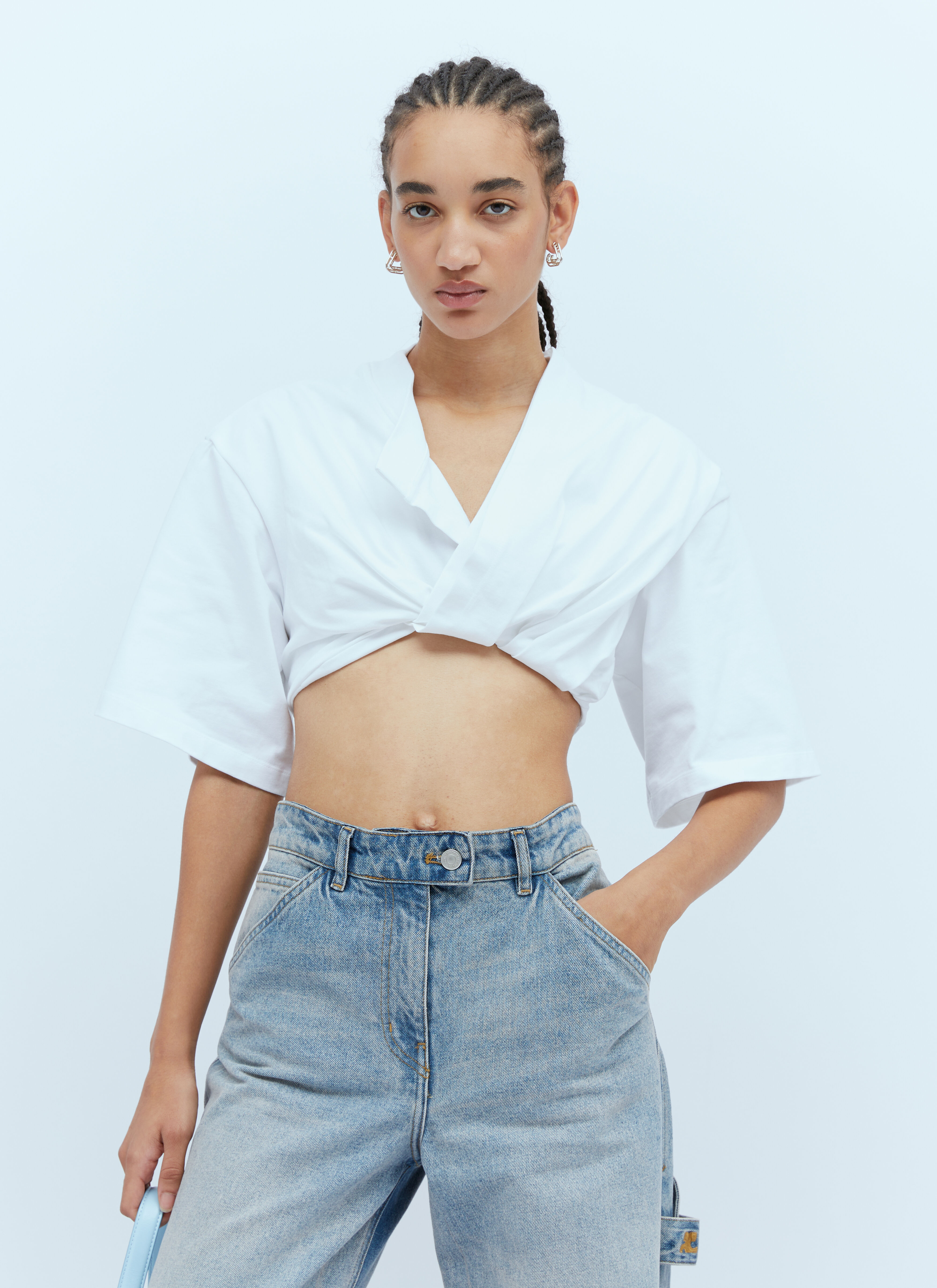 人気が高い  in Top Court Bahia T-Shirt Le Women's' Jacquemus White LN-CC® | トップス