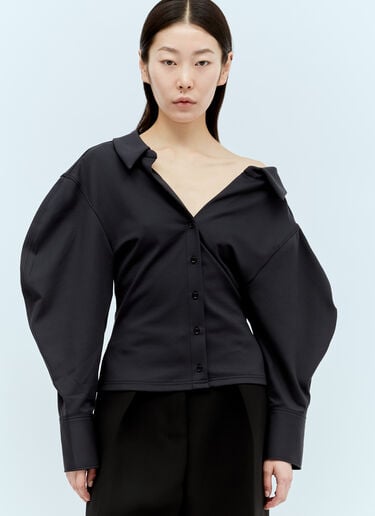 La Chemise Angulo Shirt Jacquemus La Chemise Angulo Shirt Black jac0256020