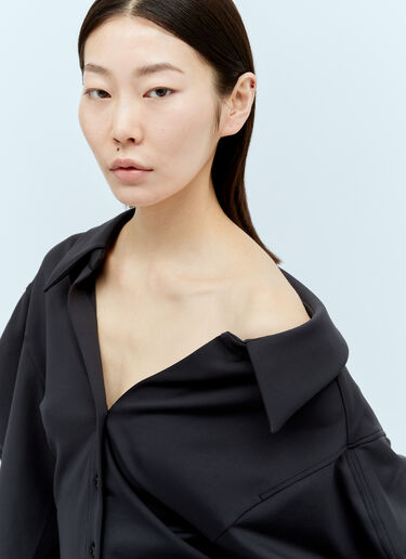La Chemise Angulo Shirt Jacquemus La Chemise Angulo Shirt Black jac0256020