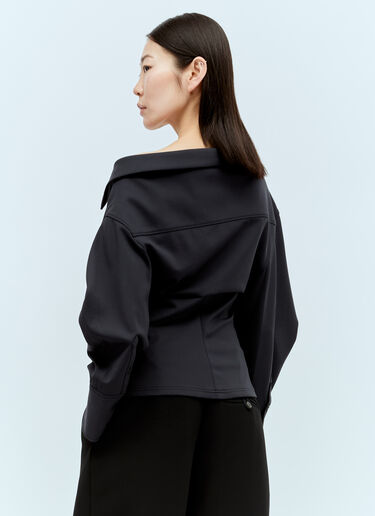 La Chemise Angulo Shirt Jacquemus La Chemise Angulo Shirt Black jac0256020
