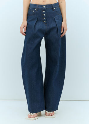 Jacquemus Le De-Nimes Ovalo Jeans Blue jac0256026