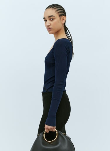 Jacquemus 르 오 프랄레 탑 네이비 jac0256030