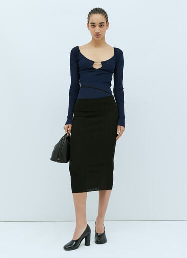Jacquemus 르 오 프랄레 탑 네이비 jac0256030
