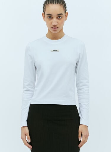 Le T-Shirt Gros Grain Jacquemus Le T-Shirt Gros Grain White jac0256036